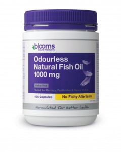 Odourless Natural Fish Oil 1000mg 400 Caps Blooms