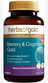 Memory & Cognition Gold 60 Tabs Herbs Of Gold