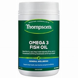 Omega 3 Fish Oil 1000mg 400 Caps Thompson's