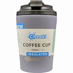 Insulated Coffee Cup - Graphite 350ml Cheeki